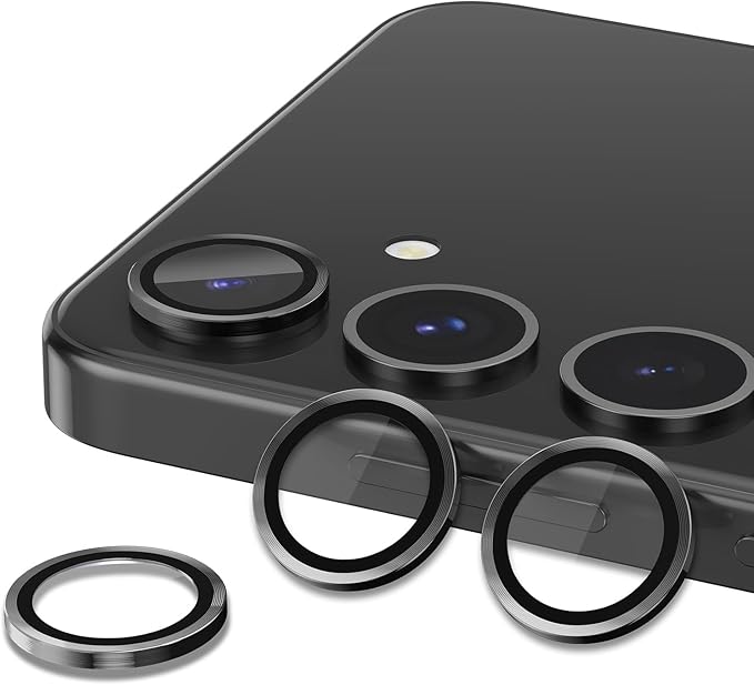for Samsung Galaxy S24 Plus Camera Lens Protector, Individual Metal Ring - Image 2