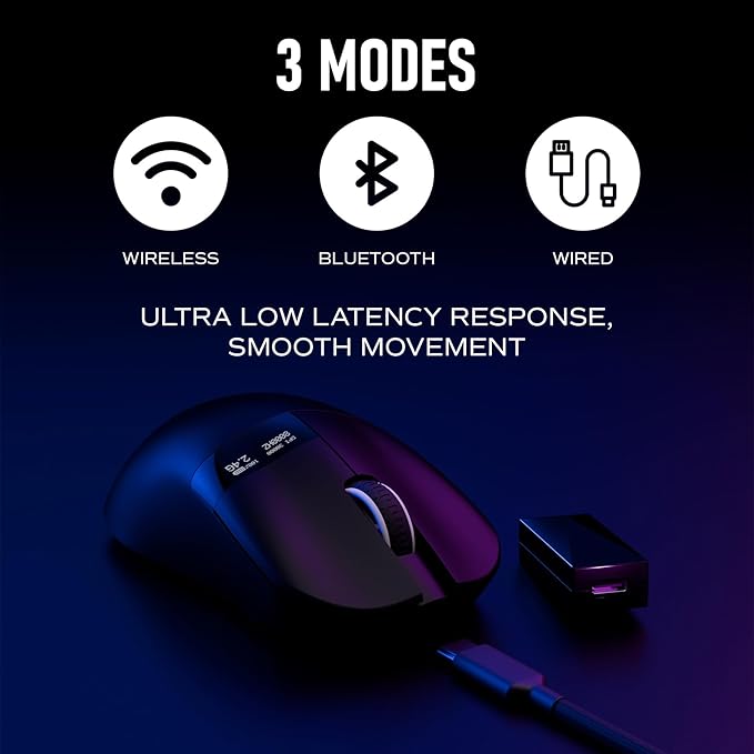 Chilkey Glacier LW 8K M Wireless Gaming Mouse - 49g Super Lightweight - Dual 8K - Image 6