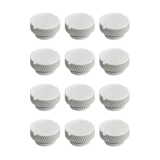Dracaena.io 12 Pack G1/4" Thread, Thin Water Stop Plug Fitting by greenDRACAENA