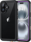 Lanhiem for iPhone 16 Plus Case, IP68 Waterproof Dustproof Shockproof Cases by LanhiemHome