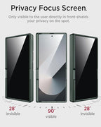Miimall for Z Fold 7 Case with Privacy Screen Protector, Built-in Adjustable - Image 2