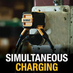 DEWALT 2-Port USB Wall Charger + 6 FT Type C to USB Cable, Dual 5V/2.1A Power - Image 4