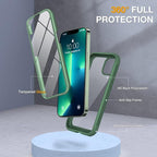 Miracase Glass Case for iPhone 13 Pro Max 6.7 inch, Upgrade Full-Body Clear - Image 2