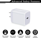 USB C Wall Charger, 8 7 6 Plus, Samsung Galaxy S24 S23 S22 S21 Ultra S20 A14 - Image 5