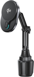 for Qi2 15W Wireless MagSafe Car Mount Charger Cup Phone Holder, 15W Fast by Unknown