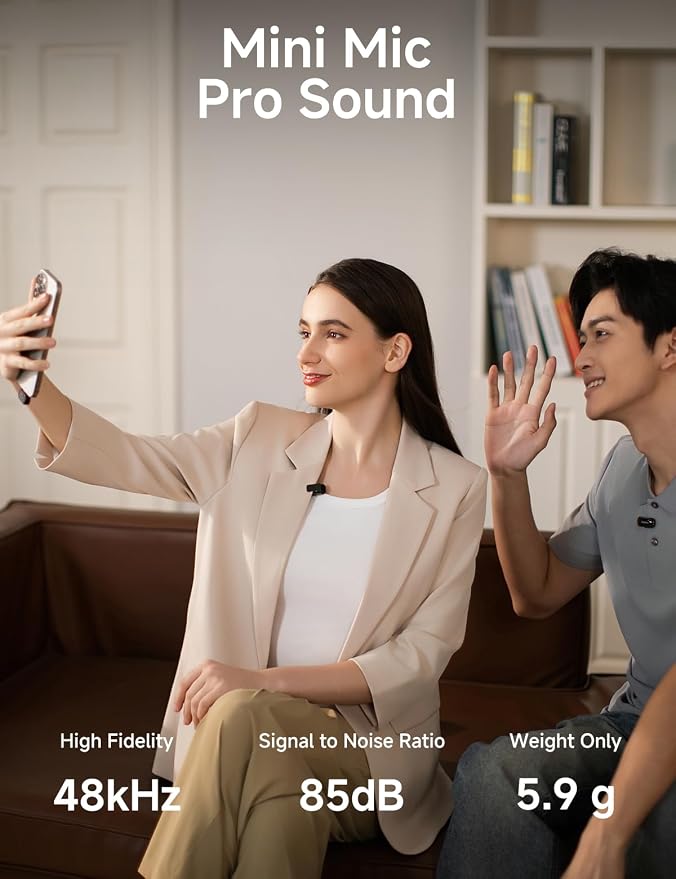 MAONO Wave T1 Mini Wireless Lavalier Microphone - Image 3