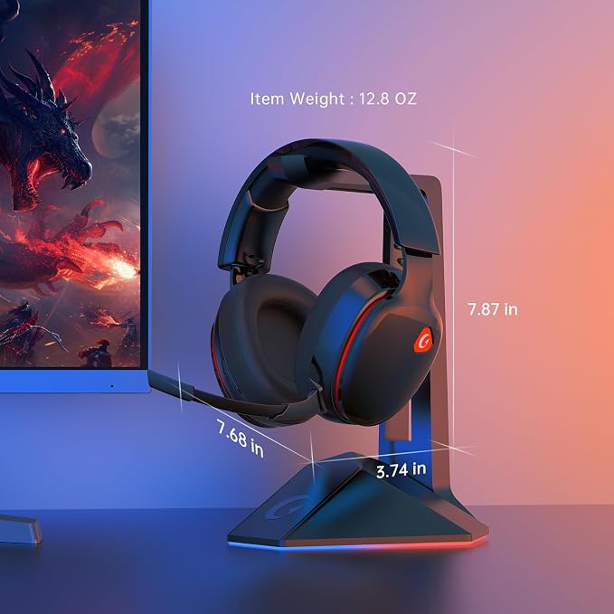 2.4GHz Wireless Gaming Headset for PS5, PS4 Fortnite & Call of Duty/FPS Gamers - Image 9