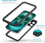 Lanhiem for iPhone 16 Pro Case, IP68 Waterproof Dustproof Shockproof 16 Pro - Image 3