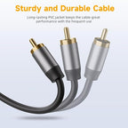 2RCA to 2RCA Cable 4.9FT, Hi-Fi Systems, Car Audio, Gaming Consoles - Image 4