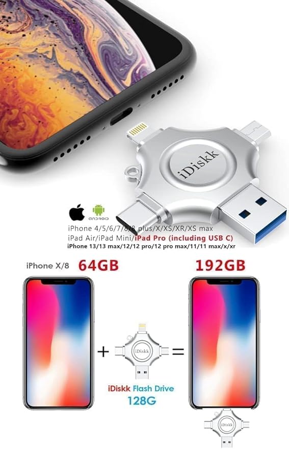 MFi Certified iDiskk 128GB Flash Drive - Image 2