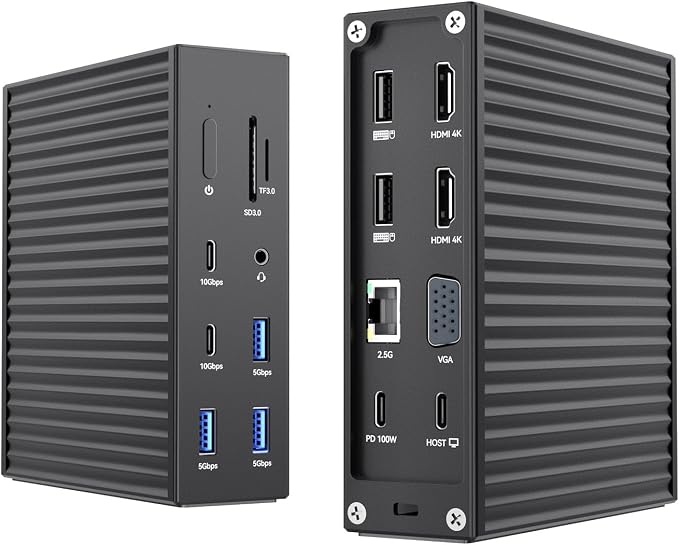 ACASIS USB C Docking Station Dual Monitor, 16-in-1 Laptpop Docking Station by ACASIS