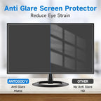 2 Pack 23 Inch Anti Glare Computer Screen Cover, Eye Protection Matte Anti - Image 2