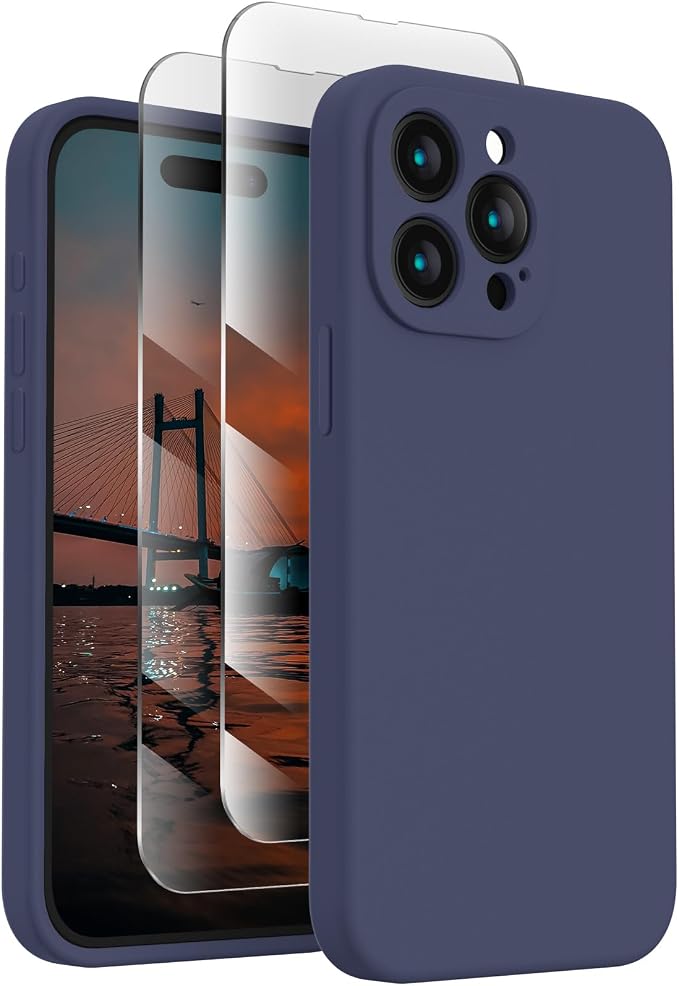 FireNova Designed for iPhone 15 Pro Max Case, Silicone Upgraded Phone Case with by FireNova