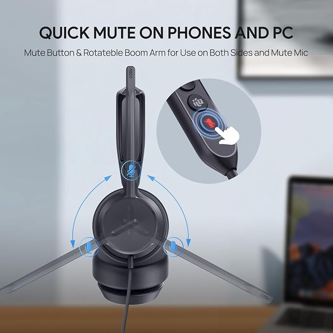 Yealink UH42 USB Headset with Microphone - Image 8