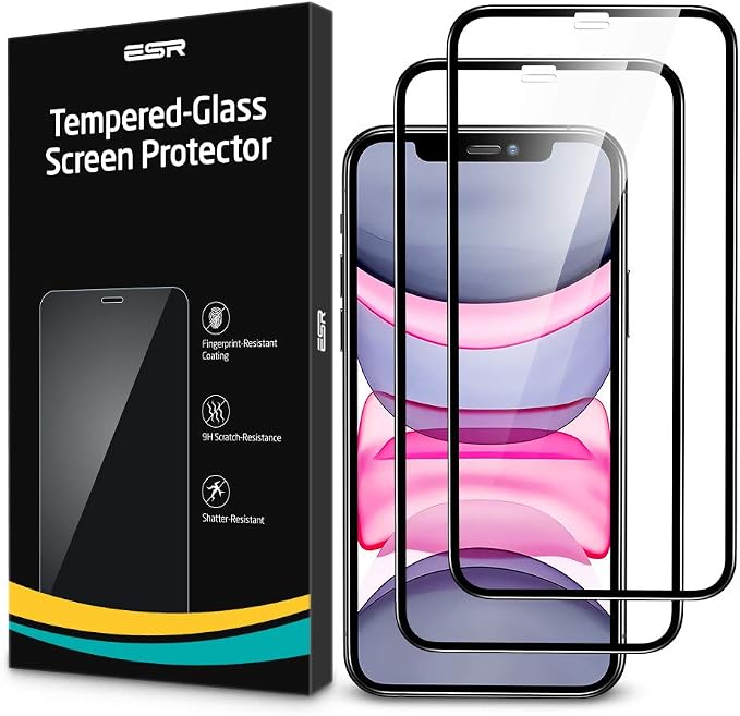ESR Full-Coverage Tempered-Glass Compatible by ESR