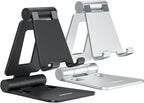 Nulaxy 2 Pack Dual Folding Cell Phone Stand, Fully Adjustable Foldable Desktop by Nulaxy