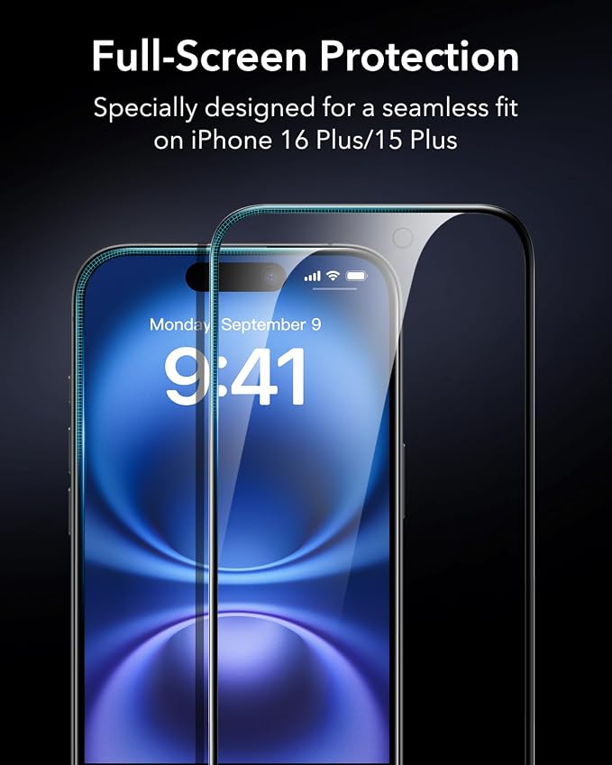ESR 3 Pack for iPhone 16 Plus/iPhone 15 Plus Privacy Screen Protector, Anti-spy - Image 6