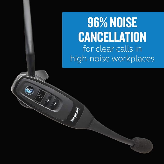 BlueParrott C400-XT Mono Bluetooth Wireless Headphones 96% Noise Canceling - Image 2