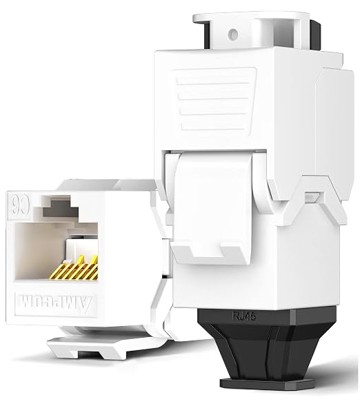 AMPCOM CAT6 RJ45 Keystone Jack by AMPCOM