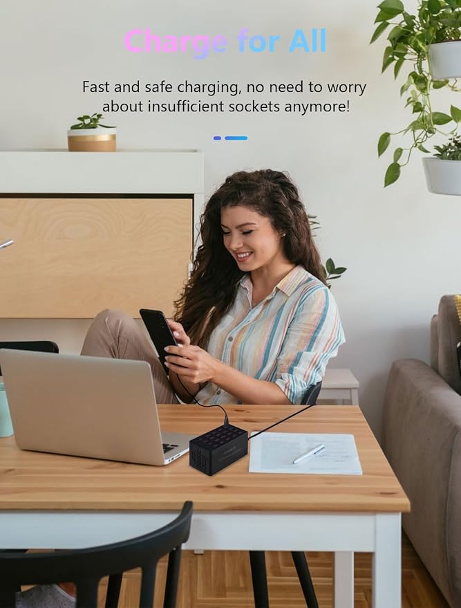 Charging Station, 100W20Port USB Charging Station, Charging Station - Image 7