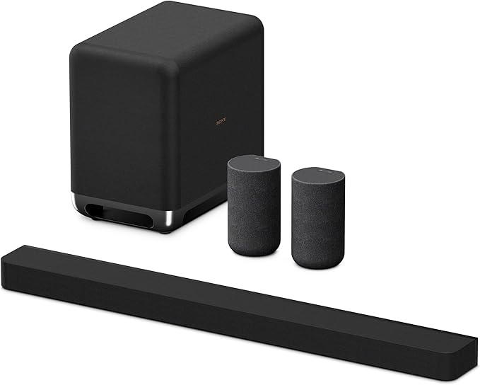 Sony BRAVIA Theater Bar 8 Sound Bar, SA-SW5 Wireless Subwoofer, and SA-RS5 by Sony