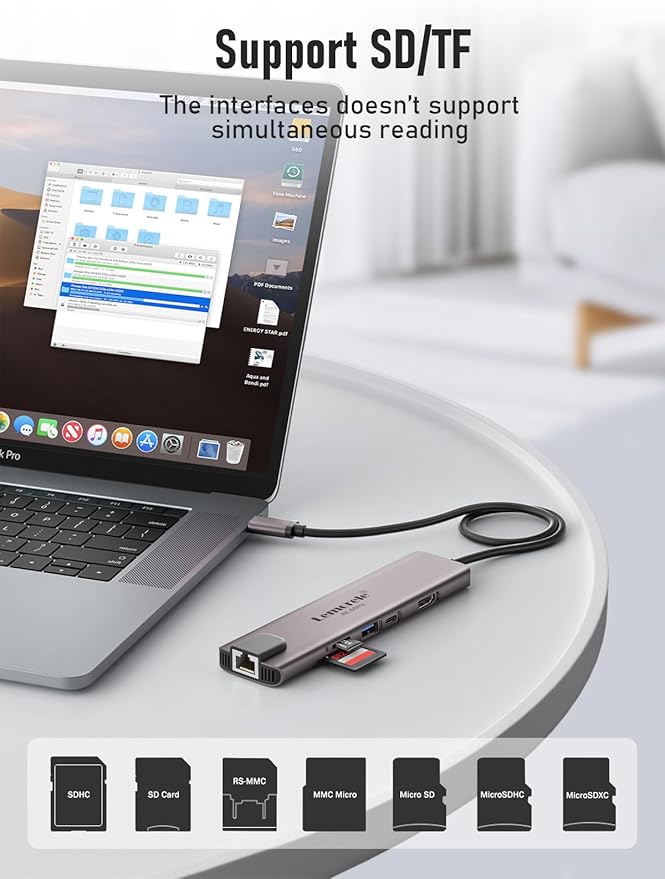 Lemorele USB C Hub Multiport Adapter 10-in-1 - Image 5