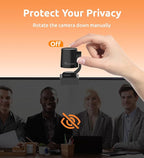TOUCAN 1080P Webcam with Microphone, FHD Streaming Camera with 1080P/60fps - Image 7