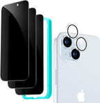 ESR 3+1 Pack for iPhone 15 Plus Privacy Screen Protector Set, Anti-spy by ESR