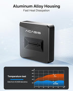 ACASIS NVME SSD Reader Adapter, Aluminium Alloy Housing Fast Heat Dissipation - Image 7