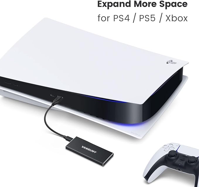 Vansuny 2TB Portable External SSD, USB 3.1 Gen2 Up to 500MB/s Solid State Drive - Image 7