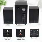 Boytone BT-326F, 2.1 Bluetooth Powerful Home Theater Speaker System, - Image 5