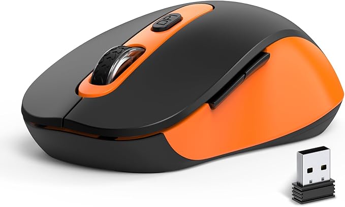 Wireless Mouse for Laptop, Chromebook, Silent Mouse by Acozykitten