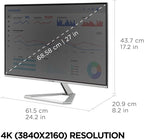 ViewSonic VX2776-4K-MHDU 27 Inch 4K UHD IPS Monitor, 65W USB C, HDR10 Content - Image 6