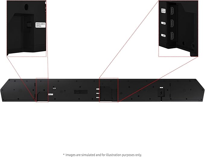SAMSUNG Q990D 11.1.4ch Soundbar w/Wireless Dolby Atmos Audio, Rear Speaker - Image 12