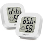 Vaikby Indoor Thermometer 2Pack, Humidity Gauge Meter Digital Hygrometer Room by Vaikby