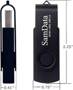 SamData 8GB USB Flash Drives 2 Pack 8GB Thumb Drives Memory Stick Jump Drive - Image 5