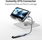 USB C to USB Adapter 2 Pack: USB Female to USB C Male OTG Cable - Image 6