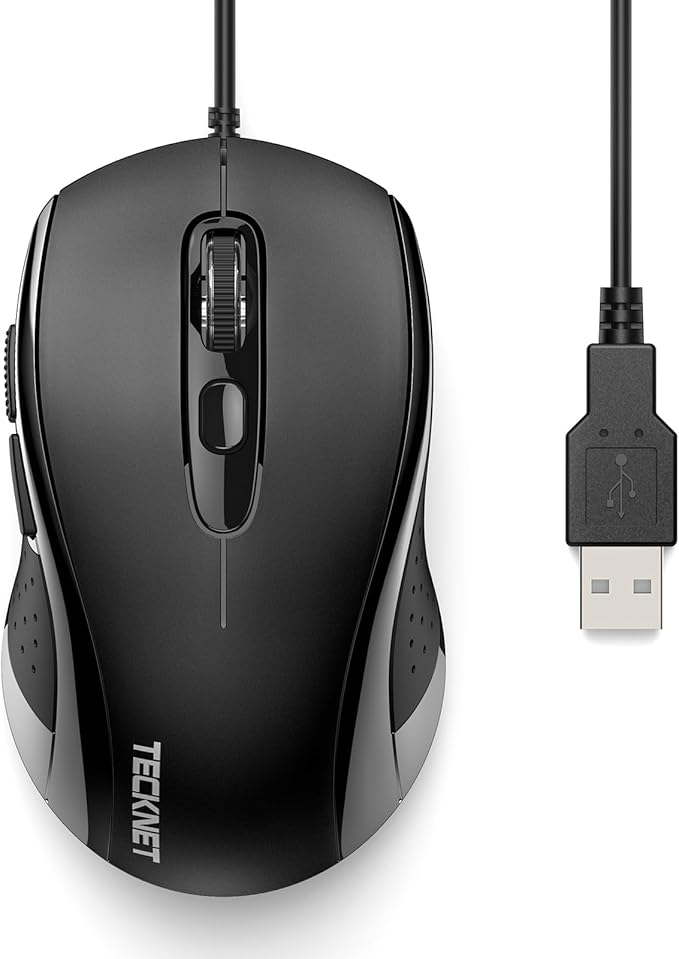 TECKNET Wired Mouse by Tecknet