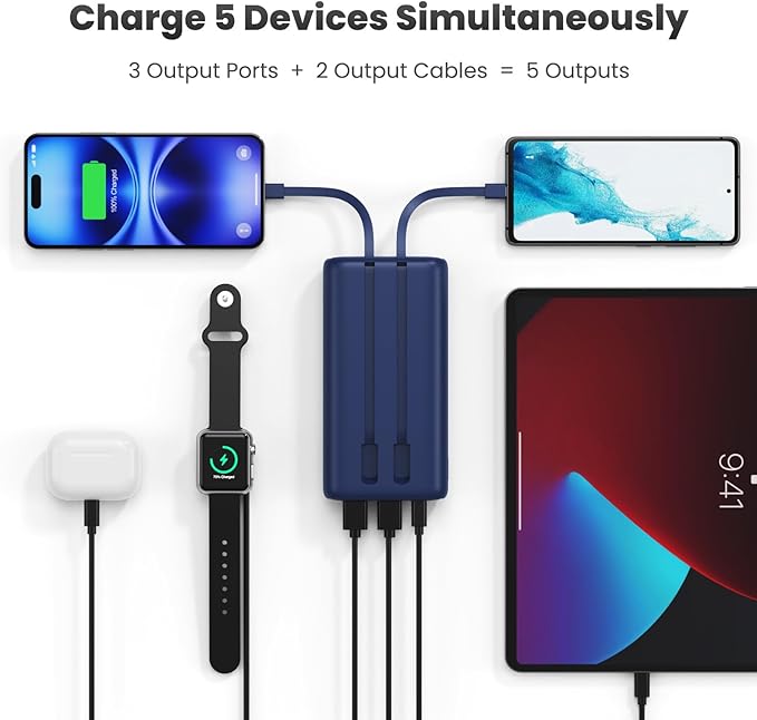 Portable Charger 40, 800mAh Power Bank 25W Portable Battery Pack - Image 3