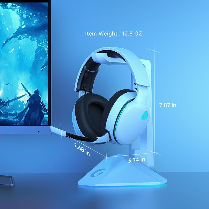 2.4GHz Wireless Gaming Headset for PS5, PS4 Fortnite & Call of Duty/FPS Gamers - Image 9