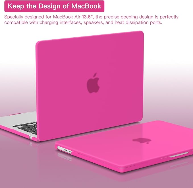CISSOOK Compatible with MacBook Air 13 inch Case 2025 2024 2023 2022, Hard - Image 4