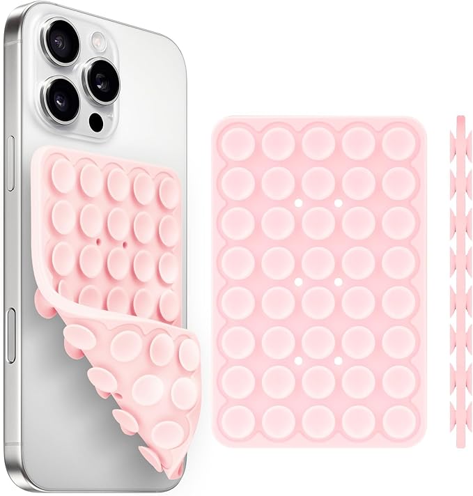 Silicone Suction Cup Phone Case Mount Double Sided, Phone Accessories by Yojaro