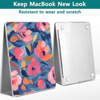 Teryeefi for M4 MacBook Pro 14 inch Case 2024 2023 2021, Hard Shell Cover + - Image 4
