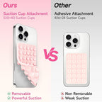 Silicone Suction Cup Phone Case Mount Double Sided, Phone Accessories - Image 4