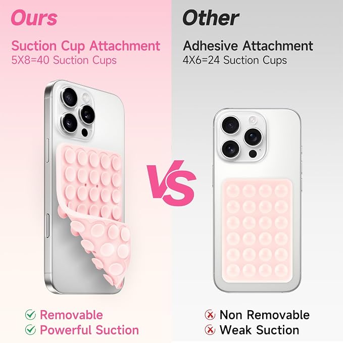 Silicone Suction Cup Phone Case Mount Double Sided, Phone Accessories - Image 4
