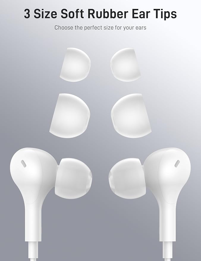 iMangoo for Apple MFi-Certified Headphones for Lightning Wired Earbuds Magnetic - Image 6