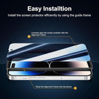 NEW'C 3 Pack Privacy for iPhone 14 Pro Screen Protector, Anti-Spy Tempered - Image 5