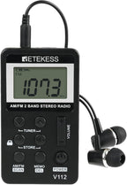 Retekess V112 AM FM Pocket Radio, Digital Radio by Retekess