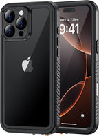 Lanhiem for iPhone 16 Pro Max Case, IP68 Waterproof Dustproof Shockproof Cases by LanhiemHome