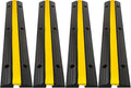 CXRCY Cable Protector Ramp 4 Pack of 1-Channel Rubber Hose Ramp, 22046Lbs by CXRCY